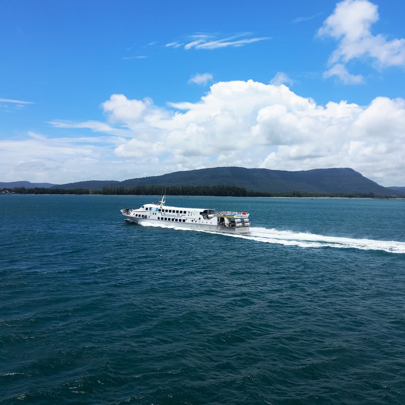 Phu Quoc Island by Boat, Passengers, Motorbikes and Cars