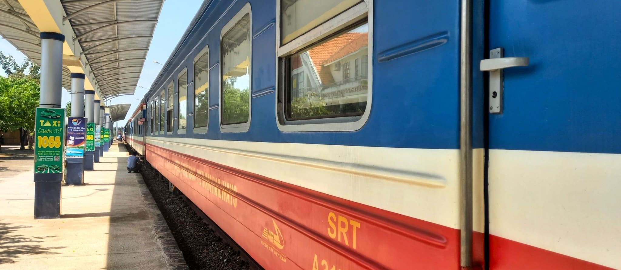 Saigon to Phan Thiet by Train: Passengers & Motorbikes