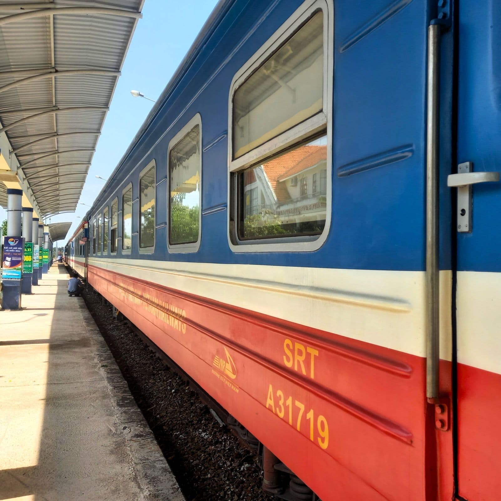 Saigon to Phan Thiet by Train: Passengers & Motorbikes