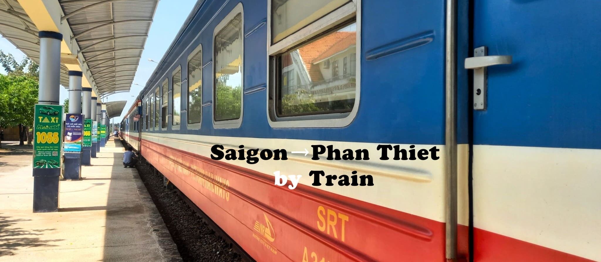 Saigon to Phan Thiet by Train: Passengers & Motorbikes