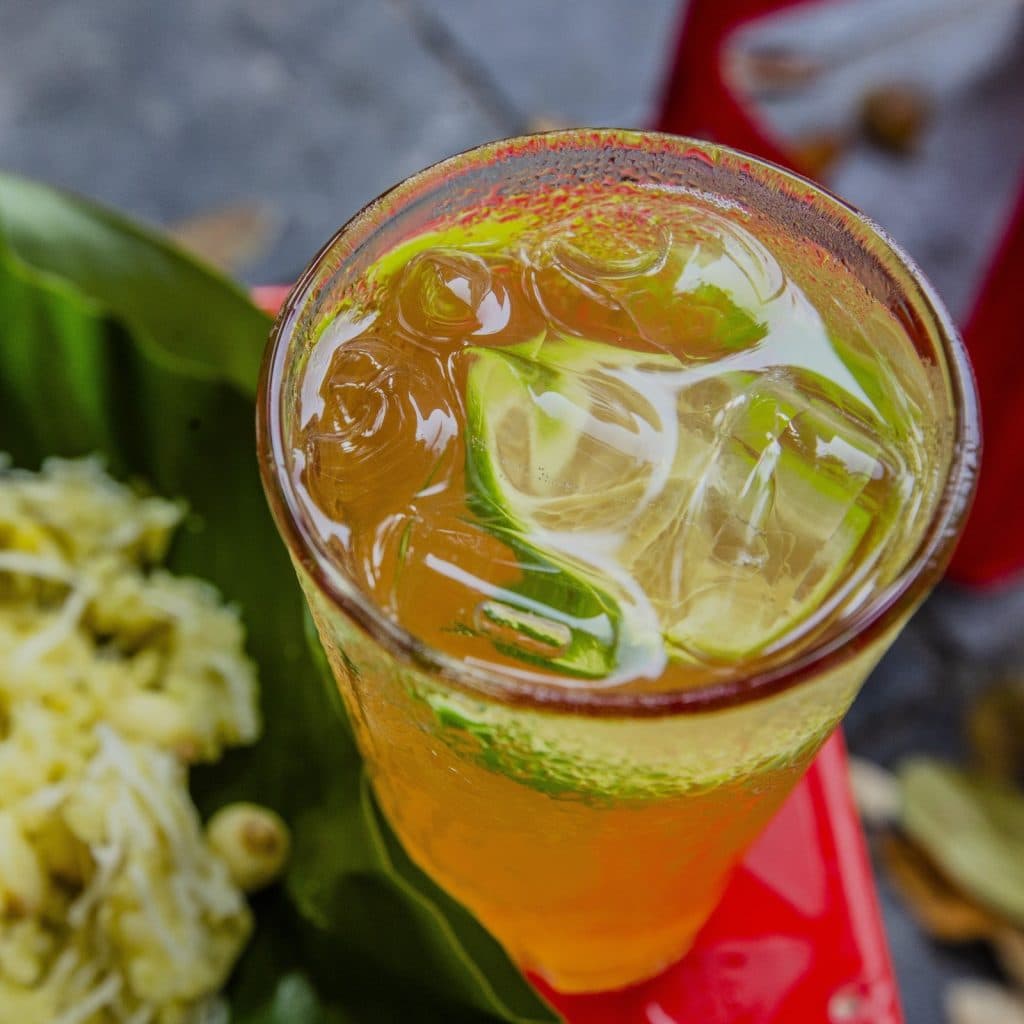 Trà Chanh (Lime Iced Tea) in Hanoi, Vietnam