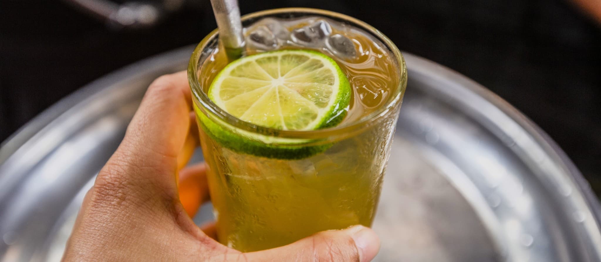 Trà Chanh (Lime Iced Tea) in Hanoi, Vietnam