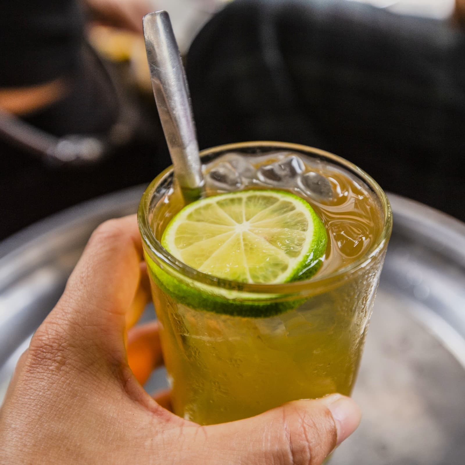Trà Chanh (Lime Iced Tea) in Hanoi, Vietnam
