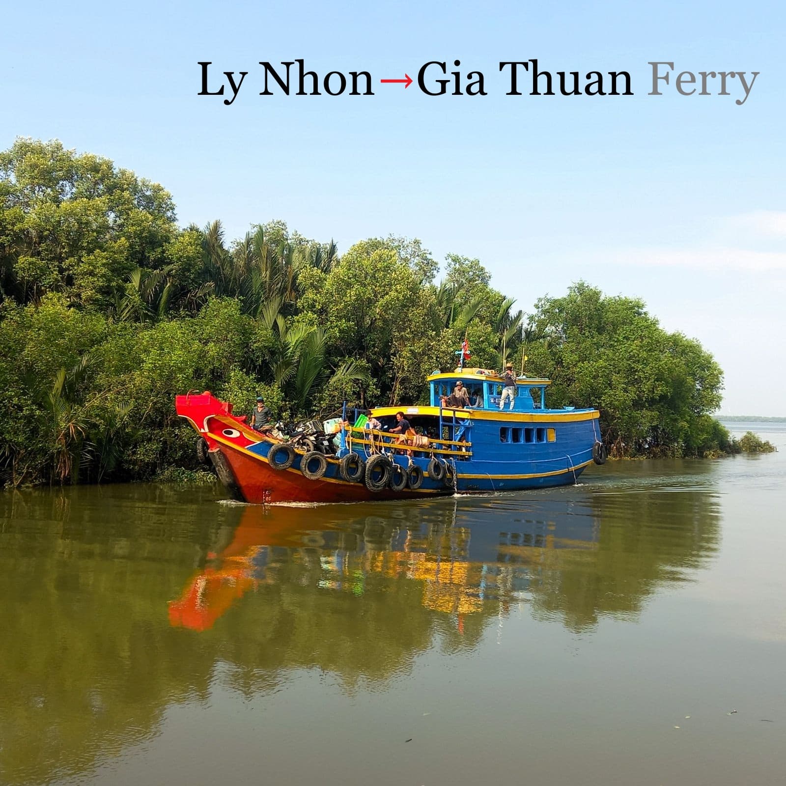 Ly Nhon→Gia Thuan Bike Ferry, Ho Chi Minh City, Vietnam