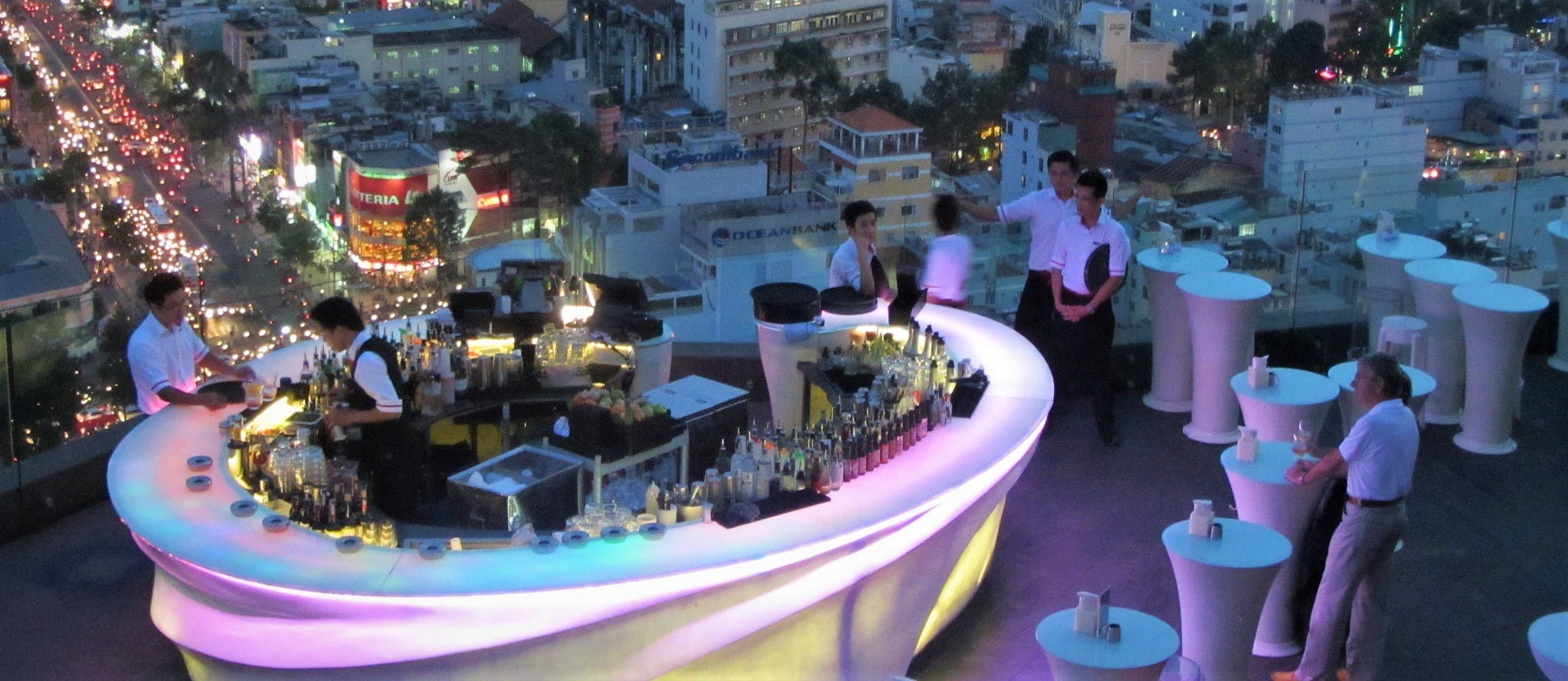Rooftop cocktails & sky bars in Saigon (Ho Chi Minh City)