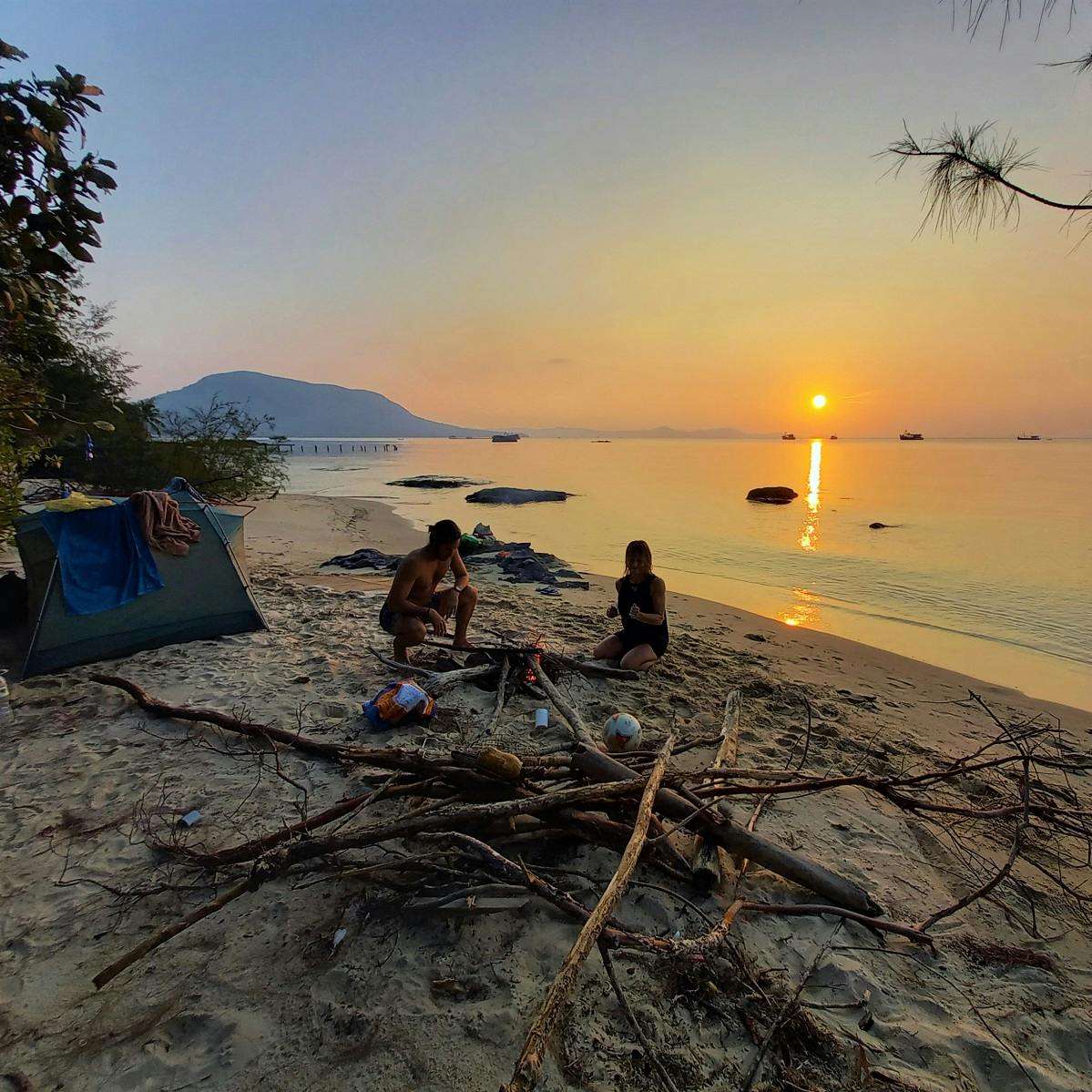Camping on Dragon Beach & the Northern Bays, Phu Quoc Island, Vietnam