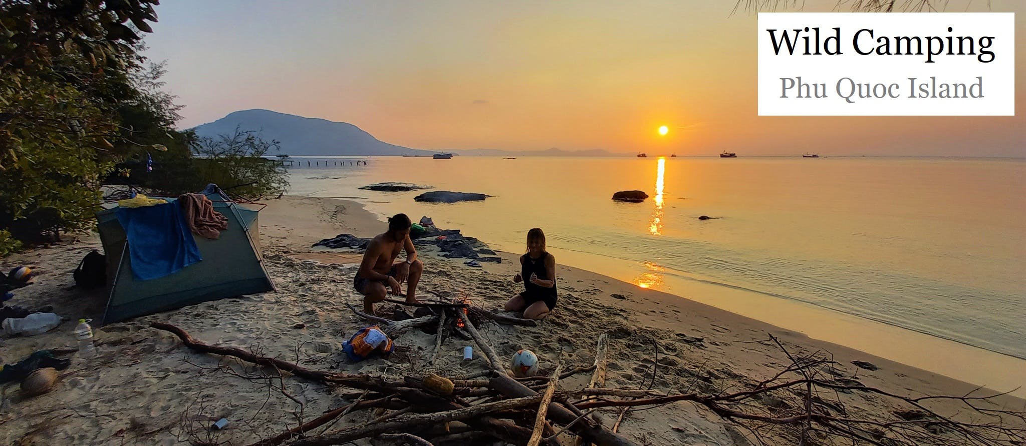 Camping on Dragon Beach & the Northern Bays, Phu Quoc Island, Vietnam