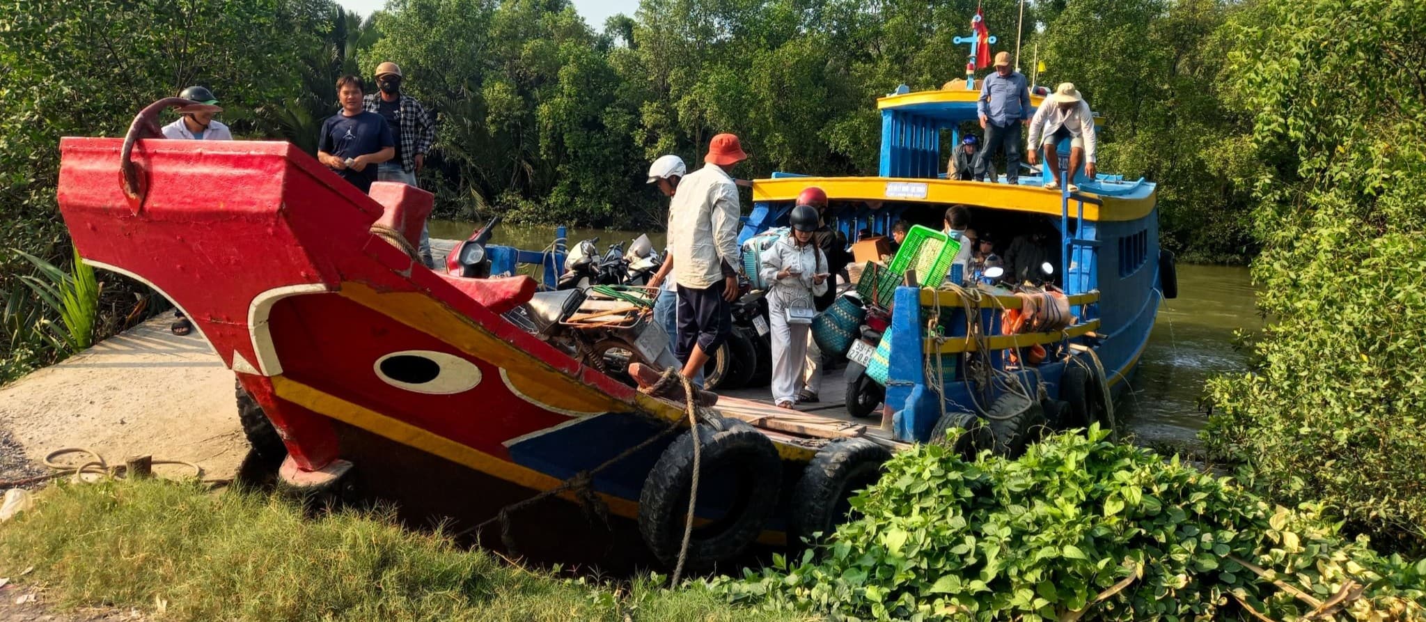 Ly Nhon→Gia Thuan Bike Ferry, Ho Chi Minh City, Vietnam