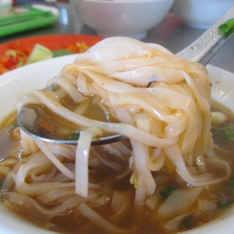 Goat noodle soup in Saigon, Vietnam