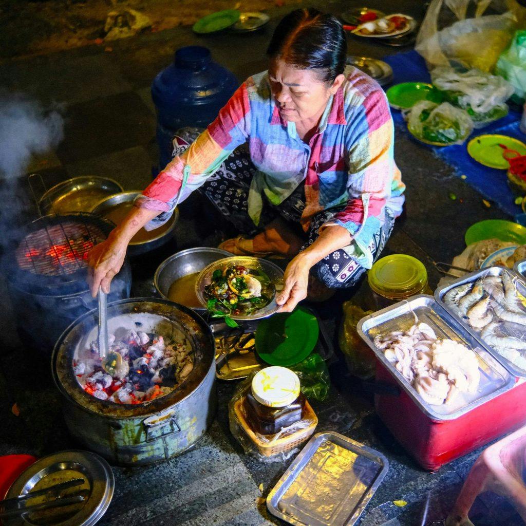 Seafood in Phan Thiet, Vietnam